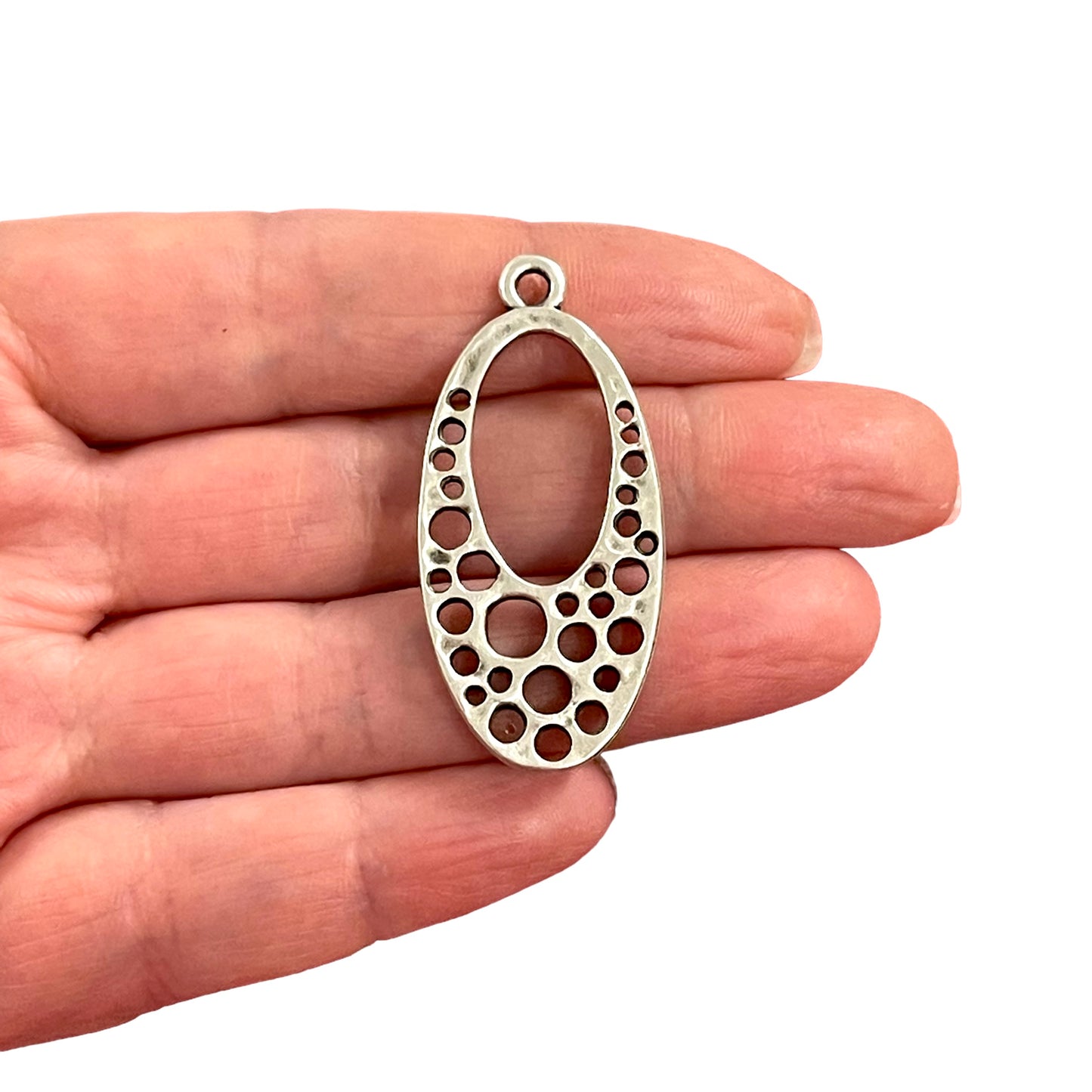 Antique Silver Plated Pendant -36