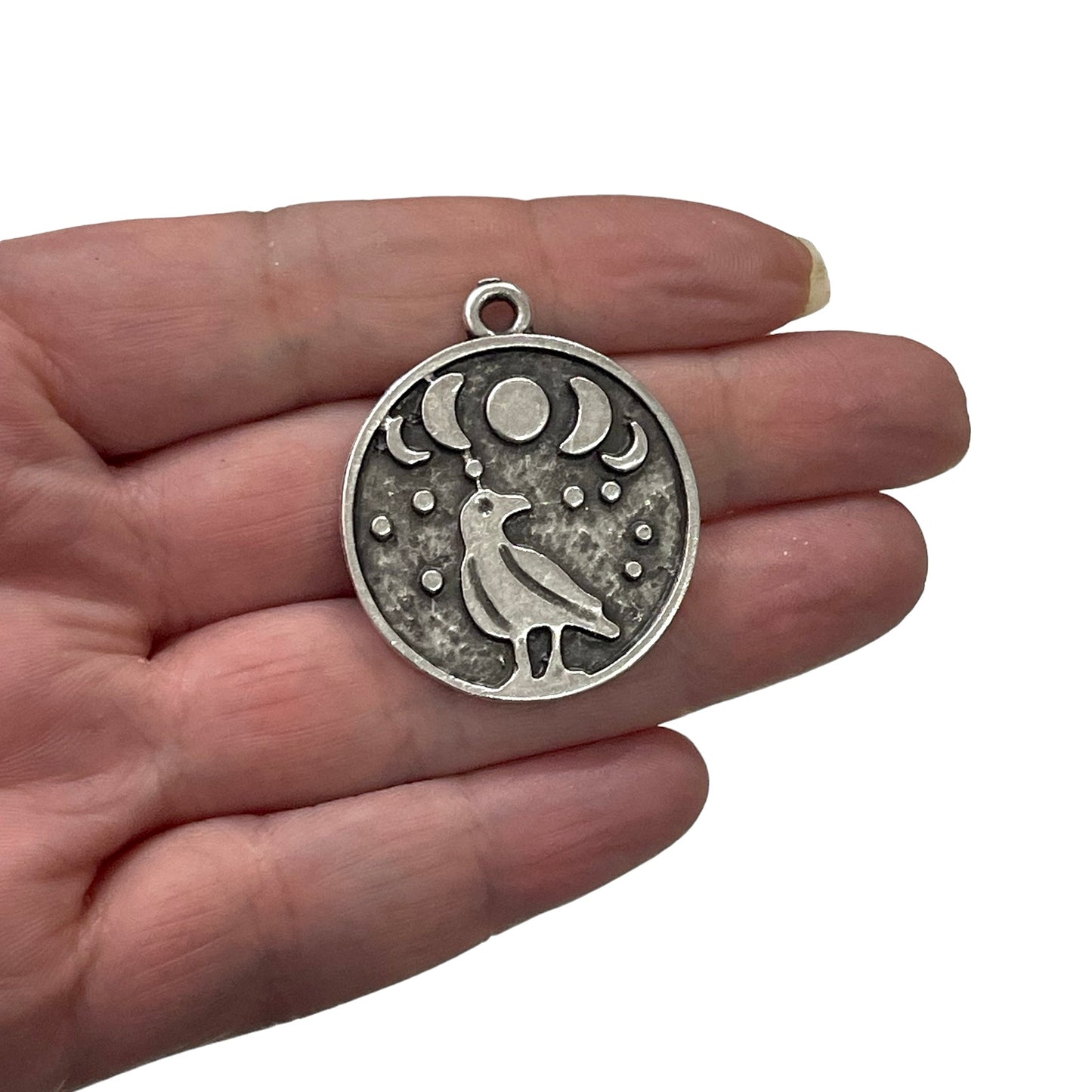 Antique Silver Plated Pendant -44