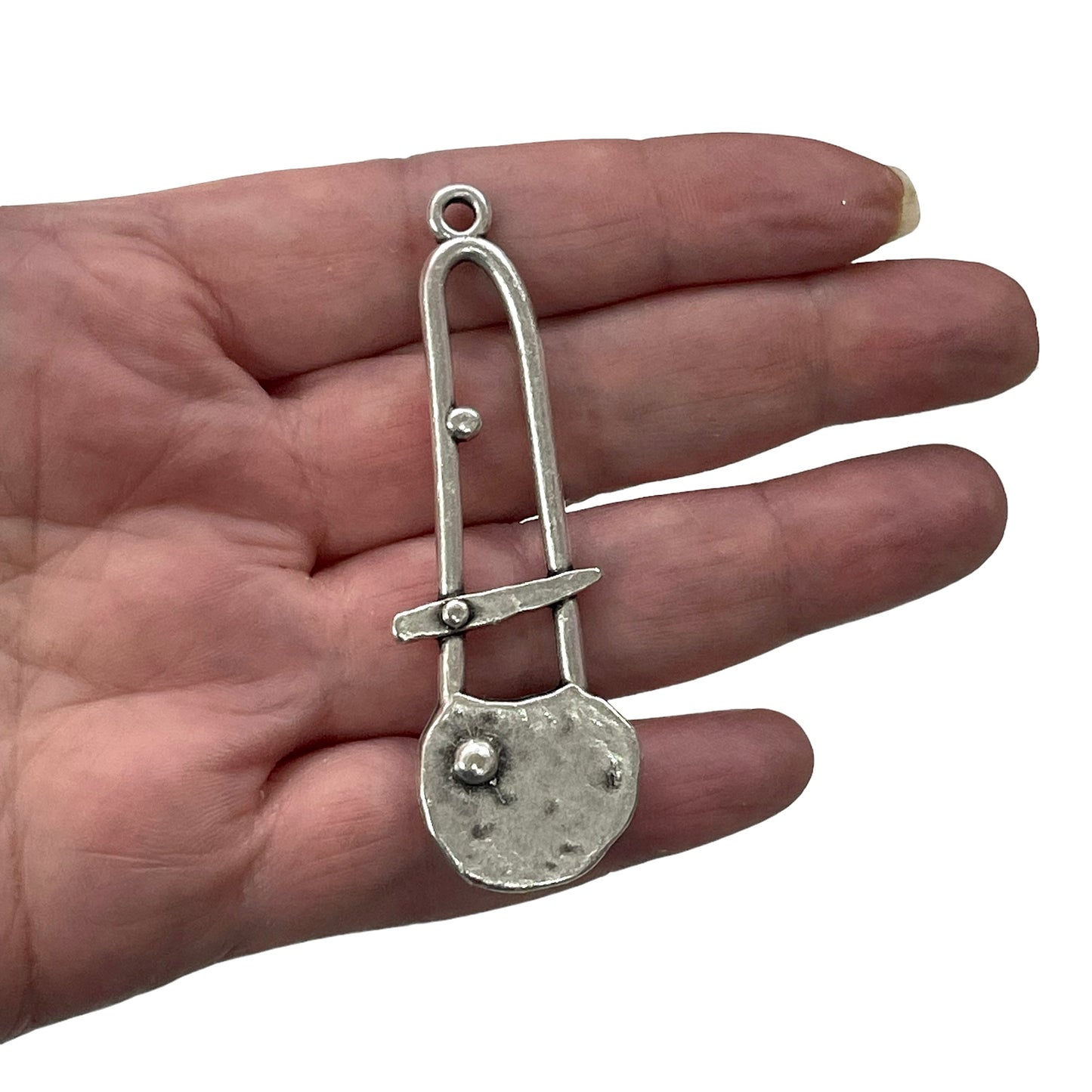 Antique Silver Plated Pendant -43