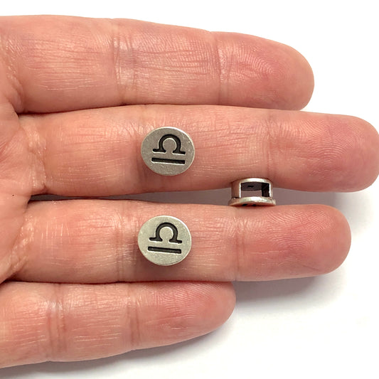 Antik Gümüş Kaplama Burçlar - Terazi