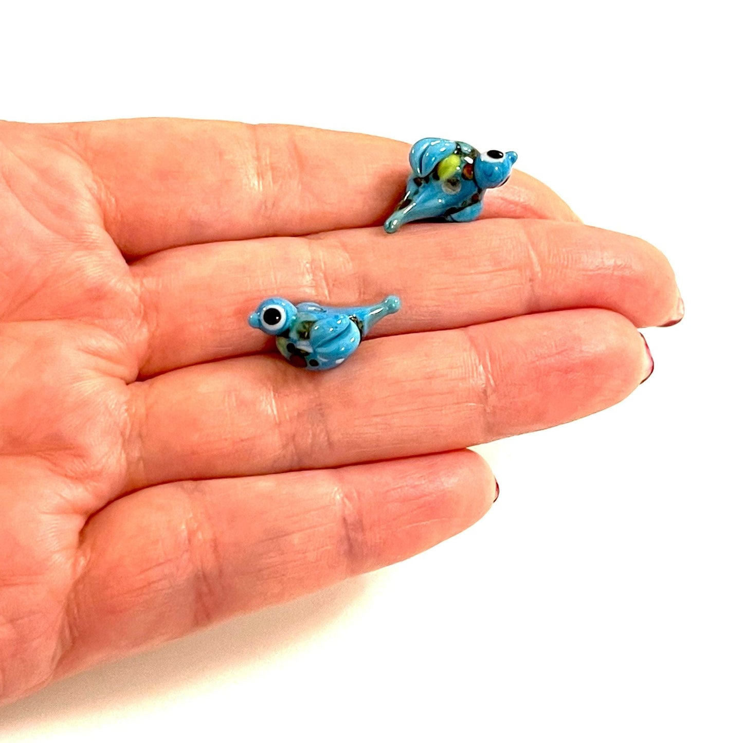 Murano Cam Kuş - Mavi