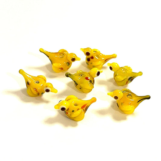 Murano Cam Kuş - Sarı