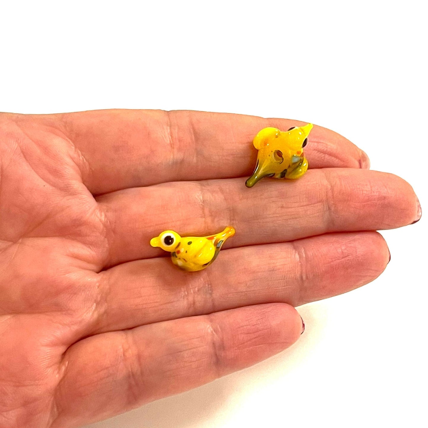 Murano Glass Bird - Yellow