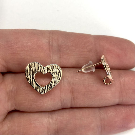 Rose Gold Kaplama Küpe Aparatı - 3