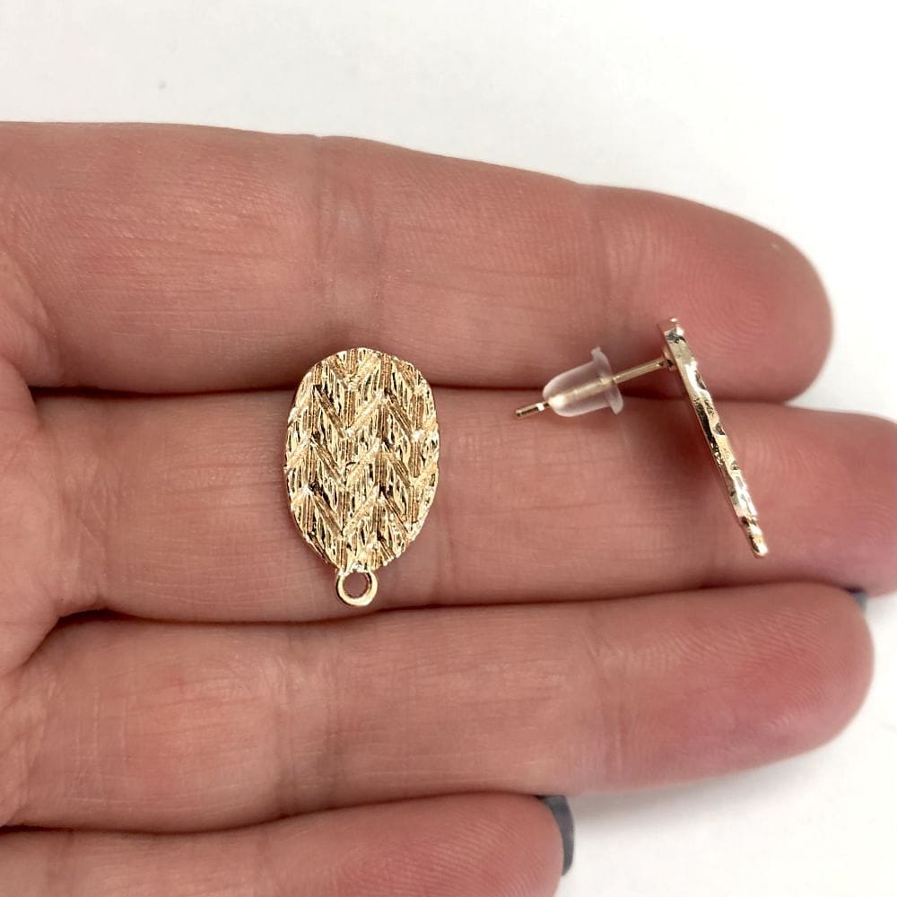 Rose Gold Plated Earring Bracket - 9