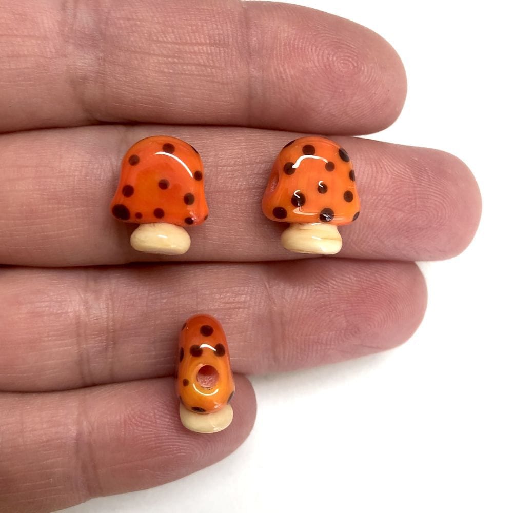 Murano Cam Mantar Turuncu