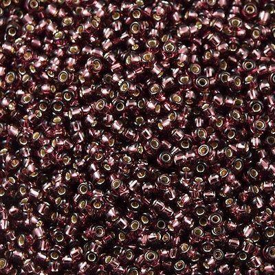Miyuki Boncuk, Miyuki Round Beads 11/0-0013 Silver Lined Amethyst