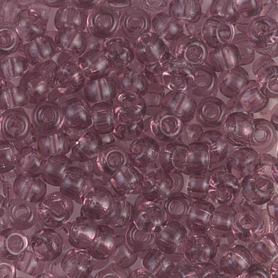 Miyuki Beads, MiyukiRoundBeads 6/0- 0649 Gefärbter violetter Alabaster mit Silberstreifen