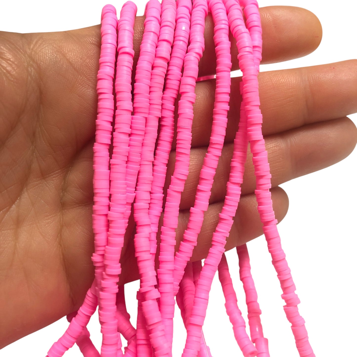 Polymer Clay Fimo 4mm - 6  Pembe