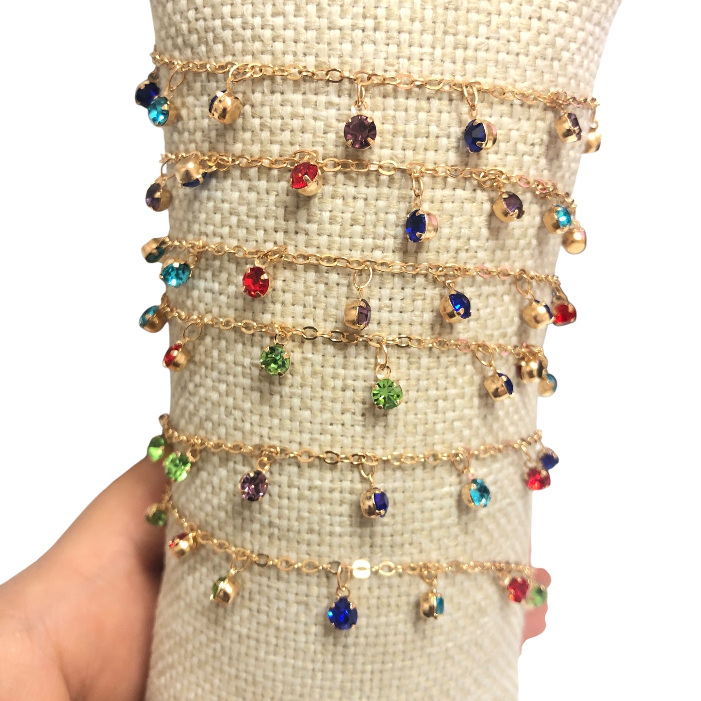 Altın Kaplama  Sallantı Forse Zincir - Mix