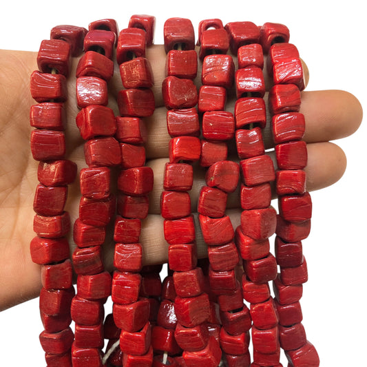 Küp Ocak Boncuğu-10mm- Kırmızı