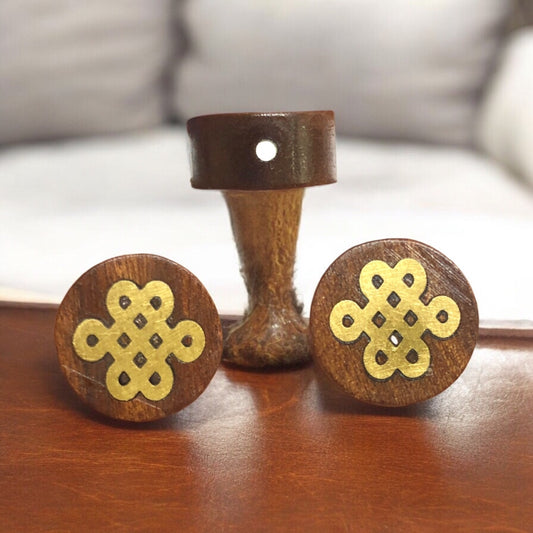 Esmer Venge Üzeri Pirinç Kakma Aparat  - 4