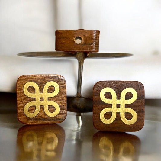 Esmer Venge Üzeri Pirinç Kakma Aparat  - 15