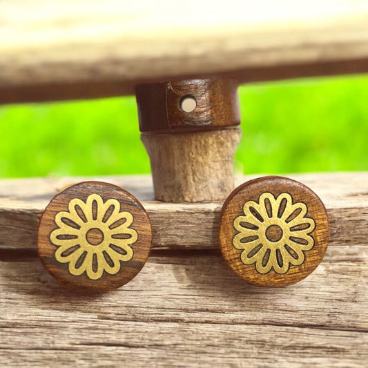 Esmer Venge Üzeri Pirinç Kakma Aparat  -5