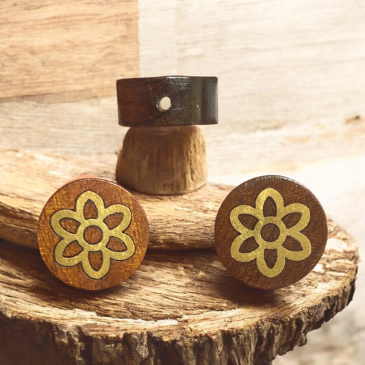 Esmer Venge Üzeri Pirinç Kakma Aparat  - 6