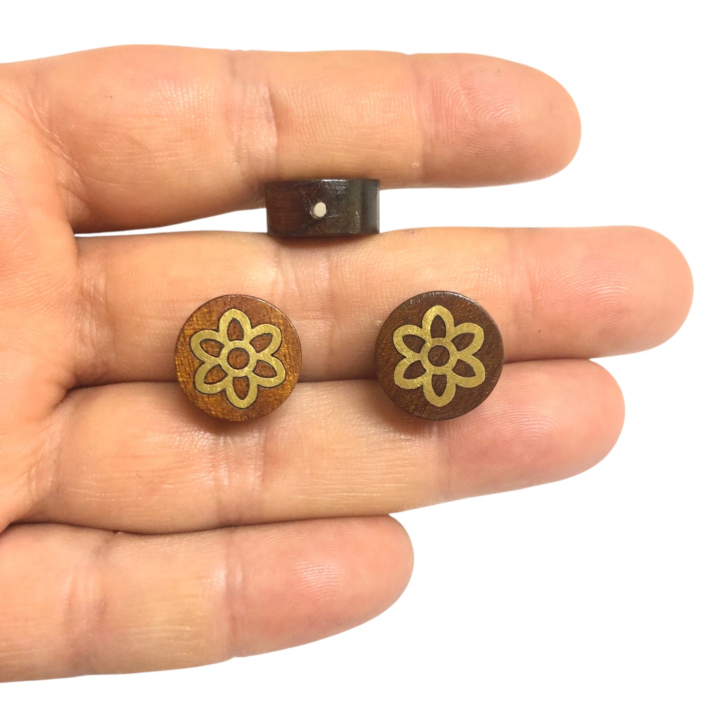 Esmer Venge Üzeri Pirinç Kakma Aparat  - 6