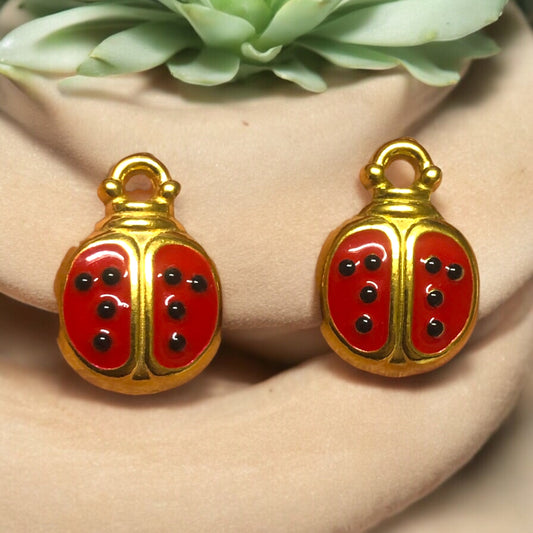 Sarı Çelik Mineli Çift taraflı Uğur Böceği