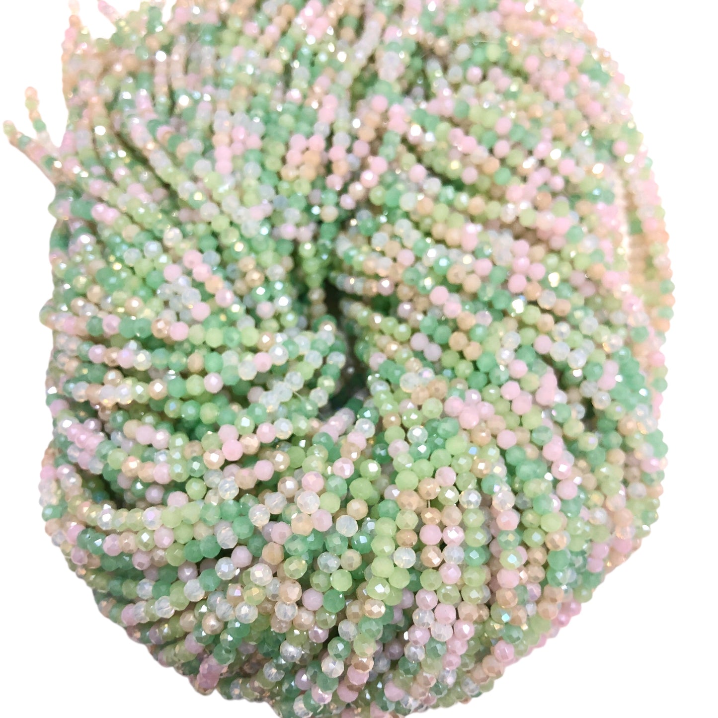 Kristal Boncuk, Mix Çin Kristali-3mm-77