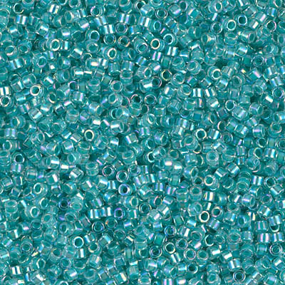 Miyuki Beads, Miyuki Delica 11/0 DB0057 Crystal sky blue