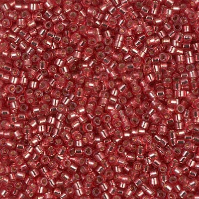 Miyuki Beads, Miyuki Delica 11/0 DB2389 Fancy Lined Magenta