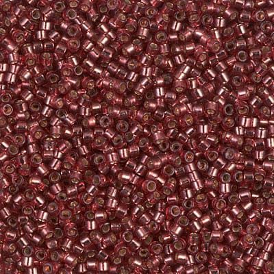 Miyuki Beads, Miyuki Delica 11/0 DB2389 Fancy Lined Magenta