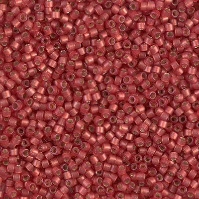 Miyuki Beads, Miyuki Delica 11/0 DB2389 Fancy Lined Magenta