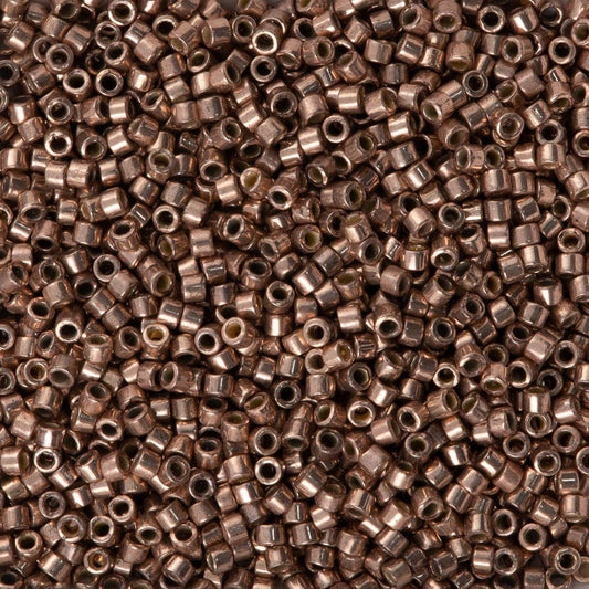 Miyuki Boncuk, Miyuki Delica 11/0 DB2504 Galvanized Light Champagne