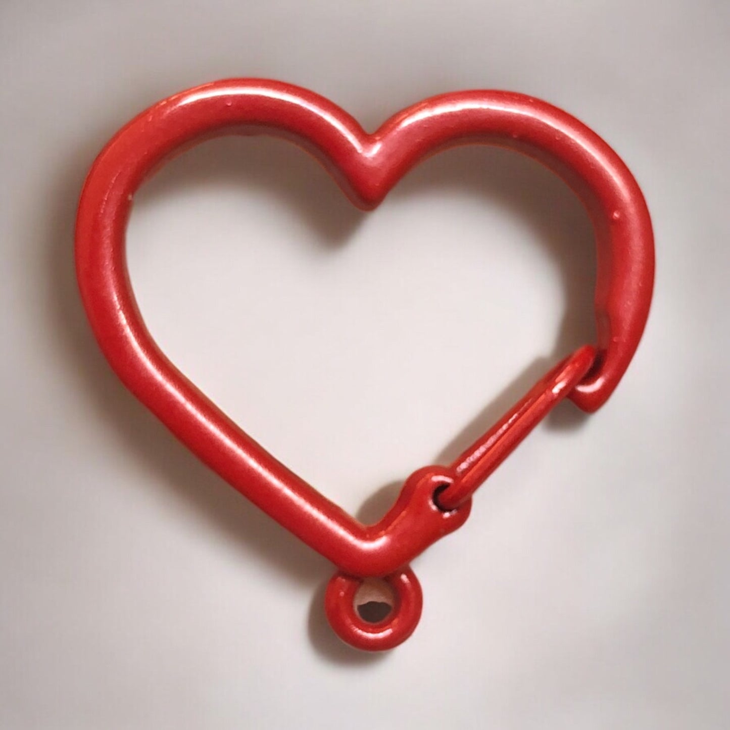 Mineli Kalp Anahtarlık Aparatı - Kırmızı