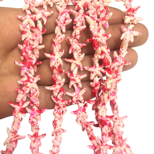 Havlit Deniz Yıldızı -Kırmızı -Pembe Mix