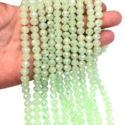 Crystal Beads, Chinese Crystal-8mm-30 Iced Janjan Blue