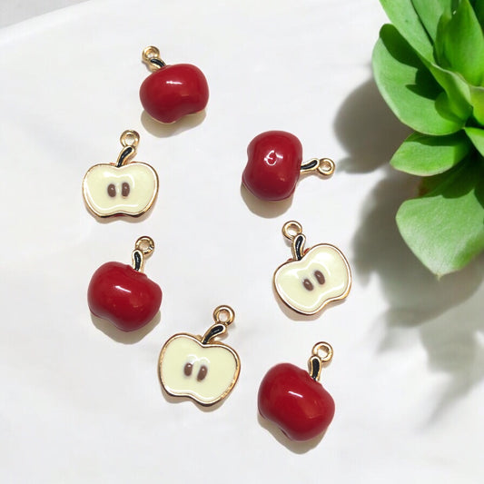 Vergoldeter Emaille-Erdbeer-Schüttelaufsatz – Neongrün