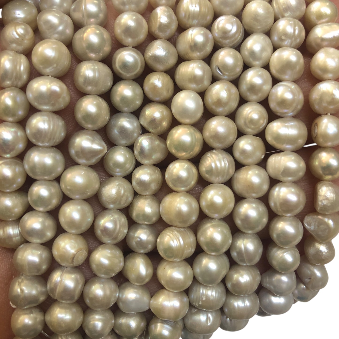 8mm Gri Doğal İnci