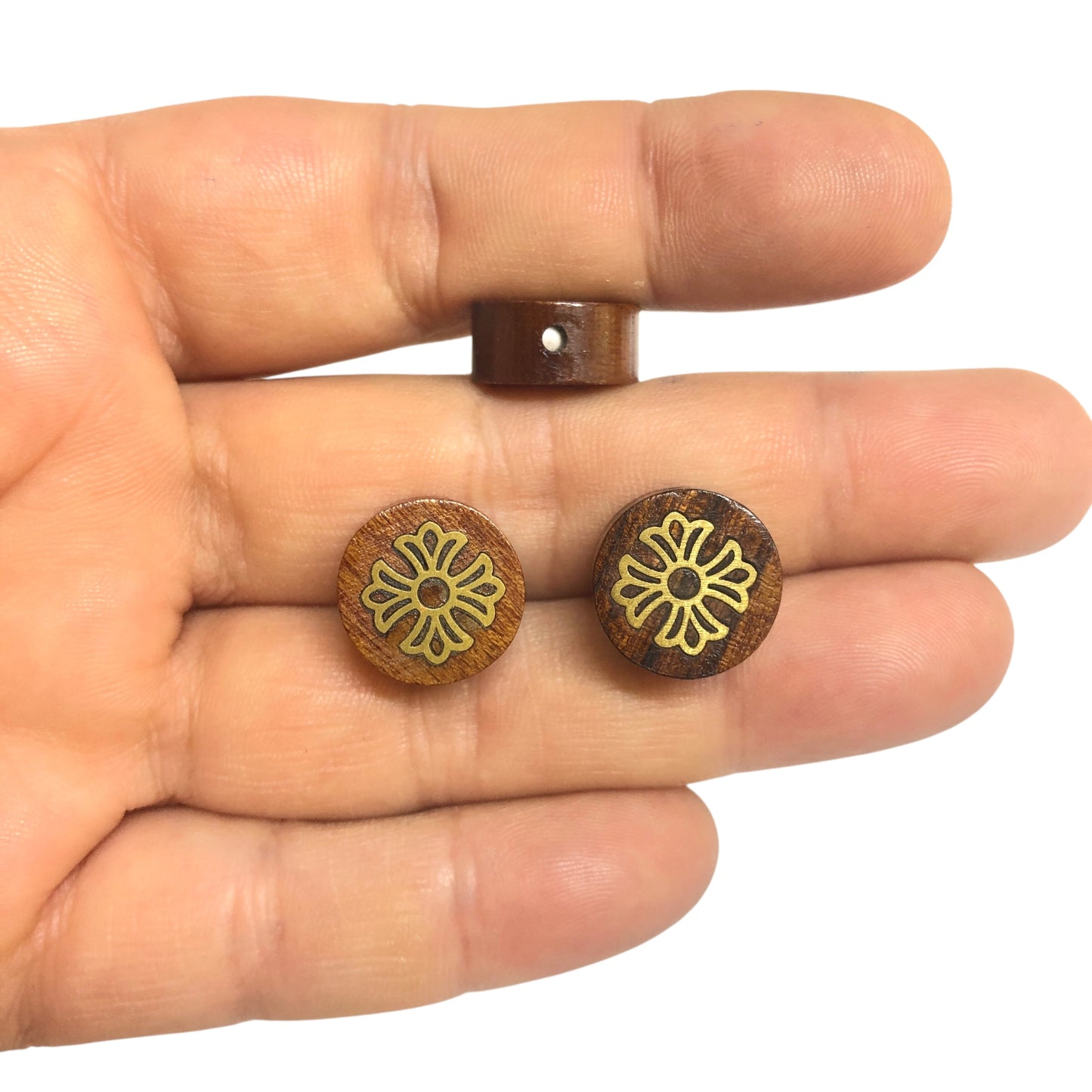 Esmer Venge Üzeri Pirinç Kakma Aparat  - 2