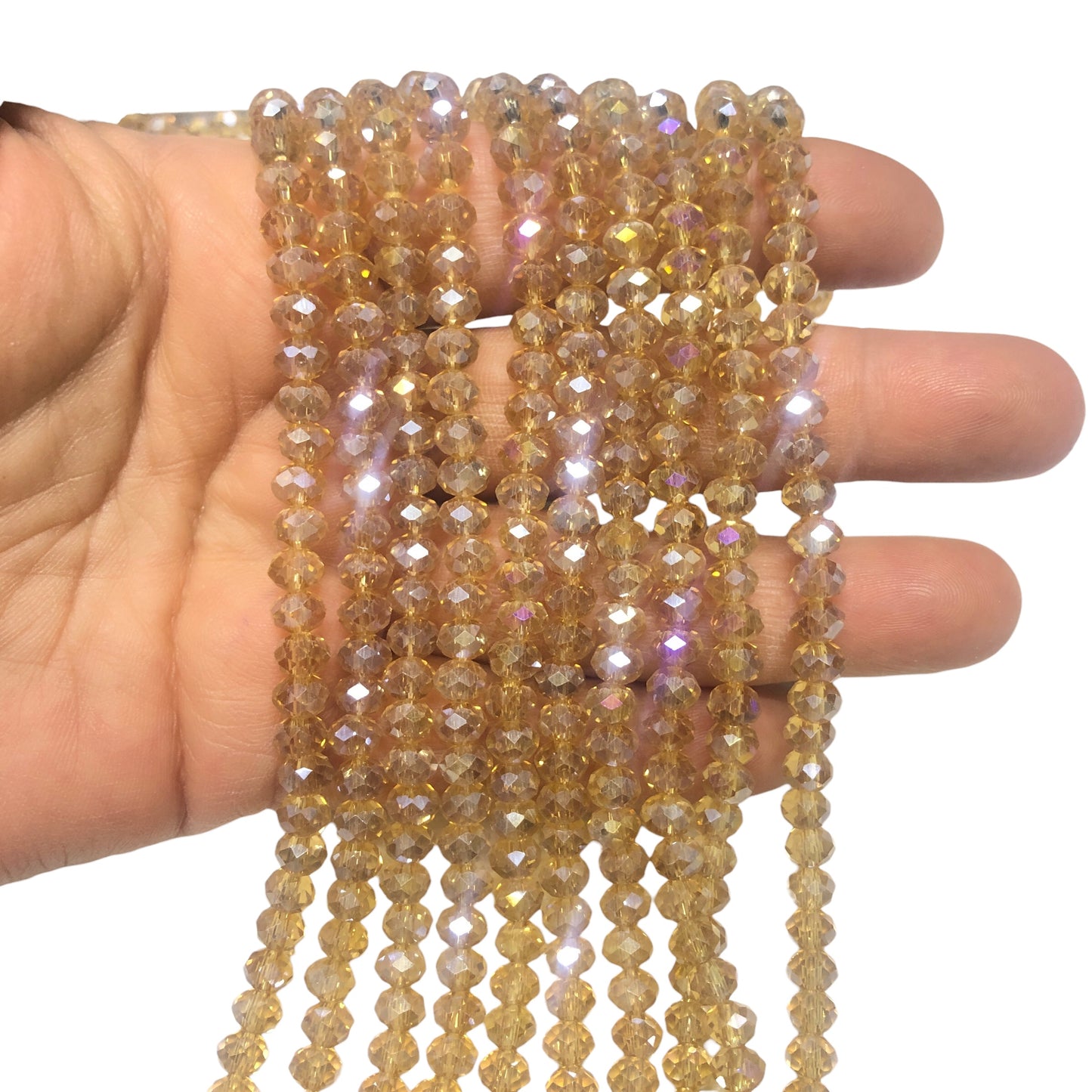 Chinese Crystal 6mm - 43 - Dark Lilac with Janjan