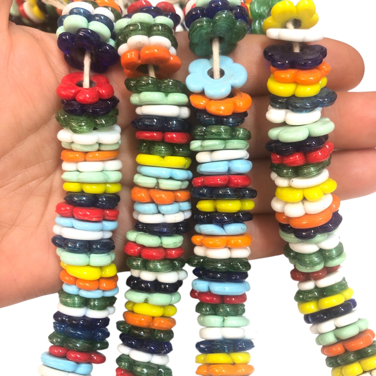 Orta Boy Ocak Boncuğu  Çiçek - Mix 2