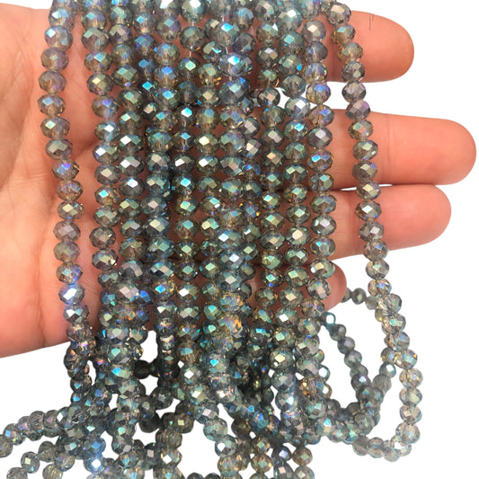 Çin Kristali 6mm - 59 - Şeffaf Janjan Mix