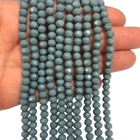 Chinese Crystal 6mm - 15 - Navy Blue