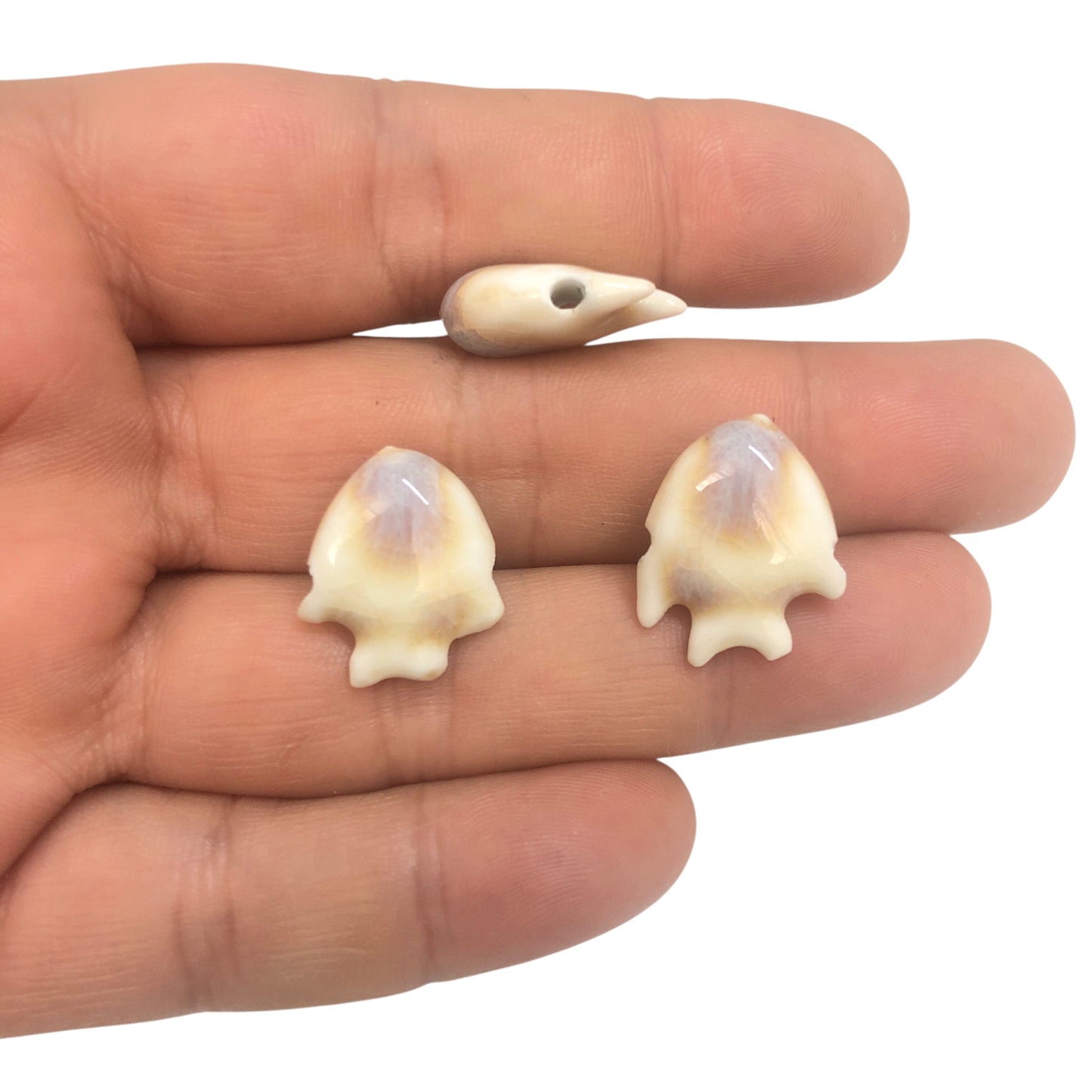 Seramik Balık -Krem