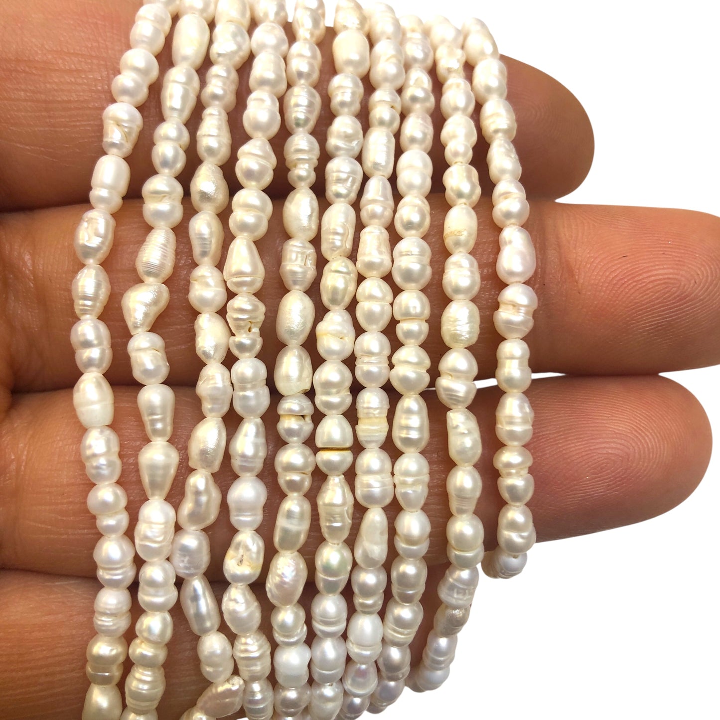 3x5mm Küçük Arpa Doğal İnci