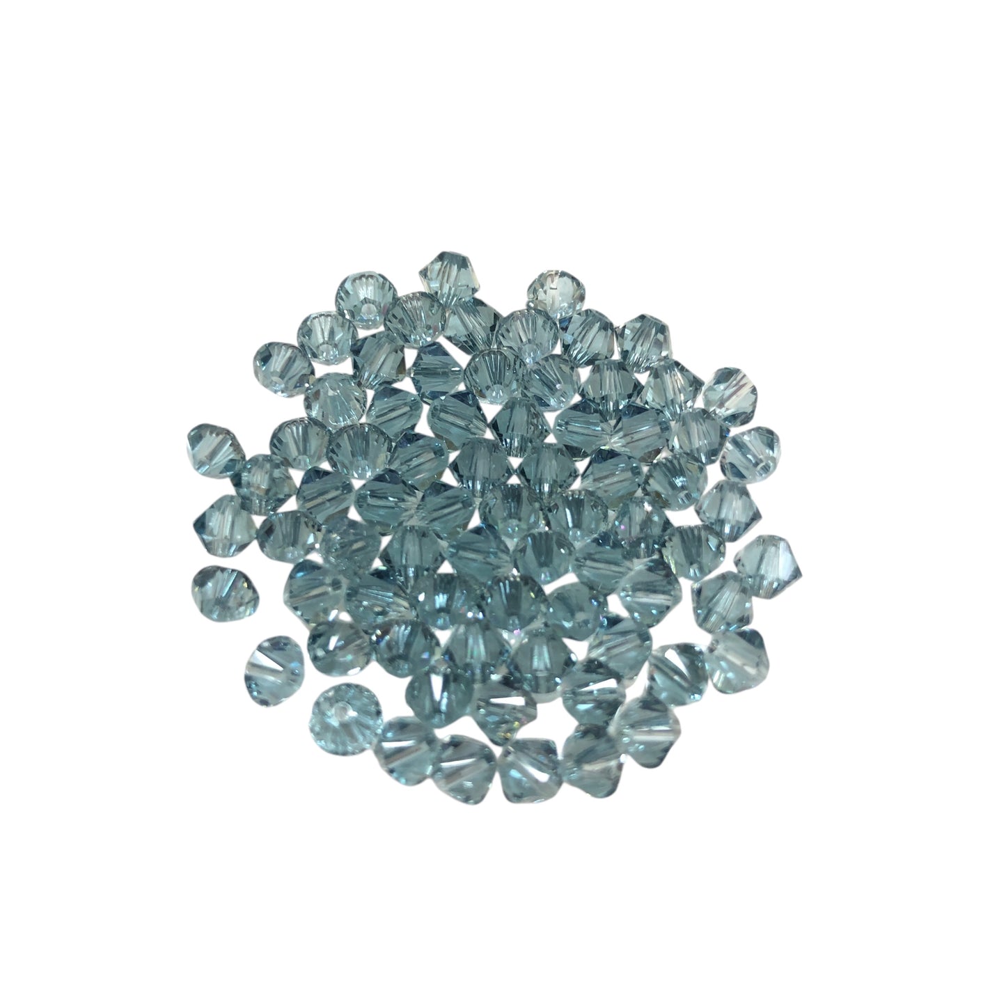 Swarovski 4mm Piramit (Bicone )   Indıan Sapphire - 014