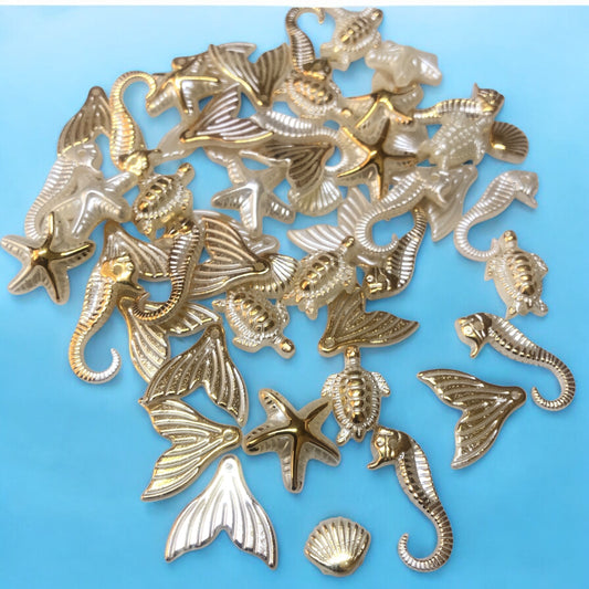 Akrilik Altın Yaldızlı Karışık