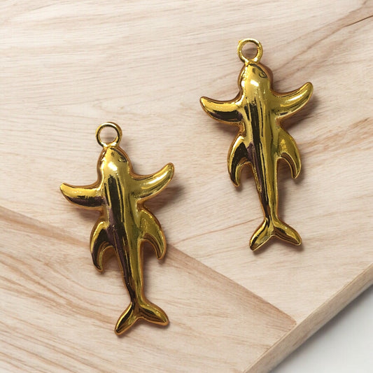 Altın Kaplama Sallantı Koi Balığı -30mm