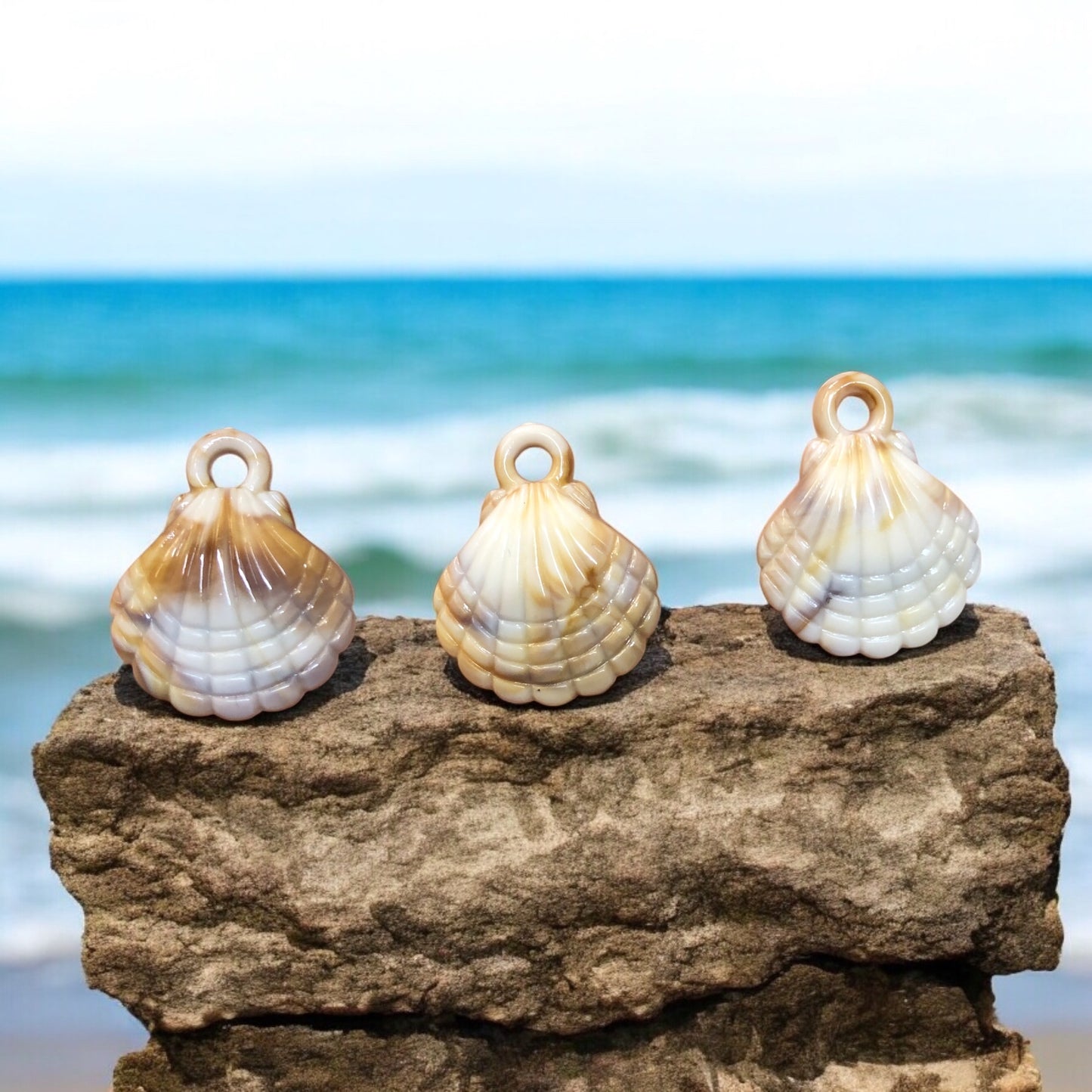 Akrilik Sallantı Deniz Kabuğu - 22mm