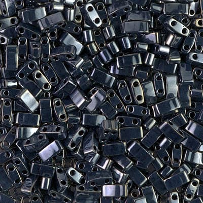 Miyuki Boncuk, Half Tila-HTL0464 Light Gunmetal