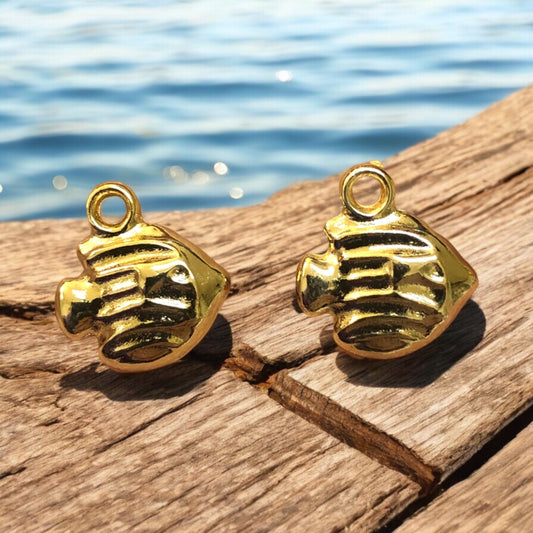 Altın Kaplama Sallantı Balık - 12 mm