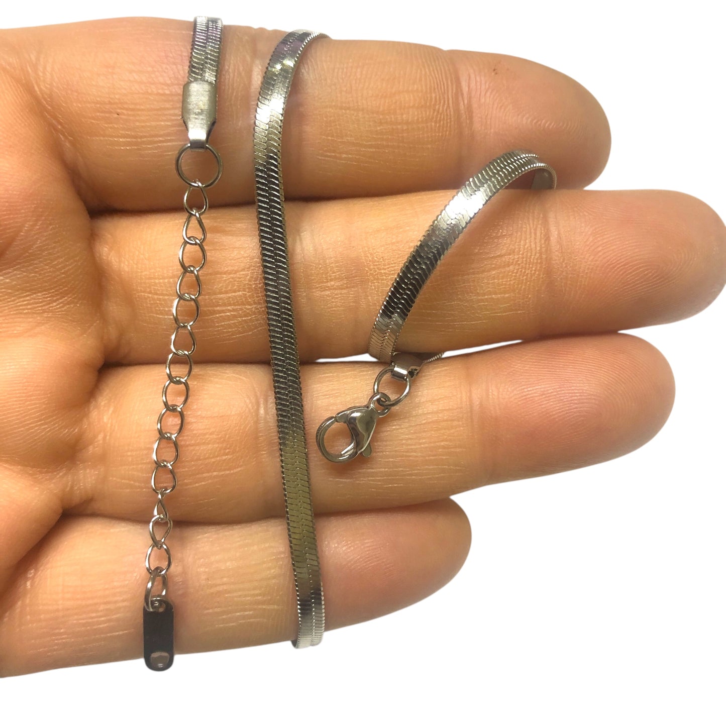 Çelik  Yılan Hazır Kolye Zinciri