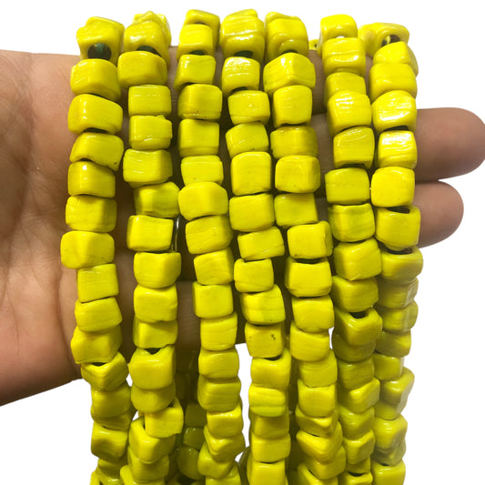 Küp Ocak Boncuğu-10mm- Sarı