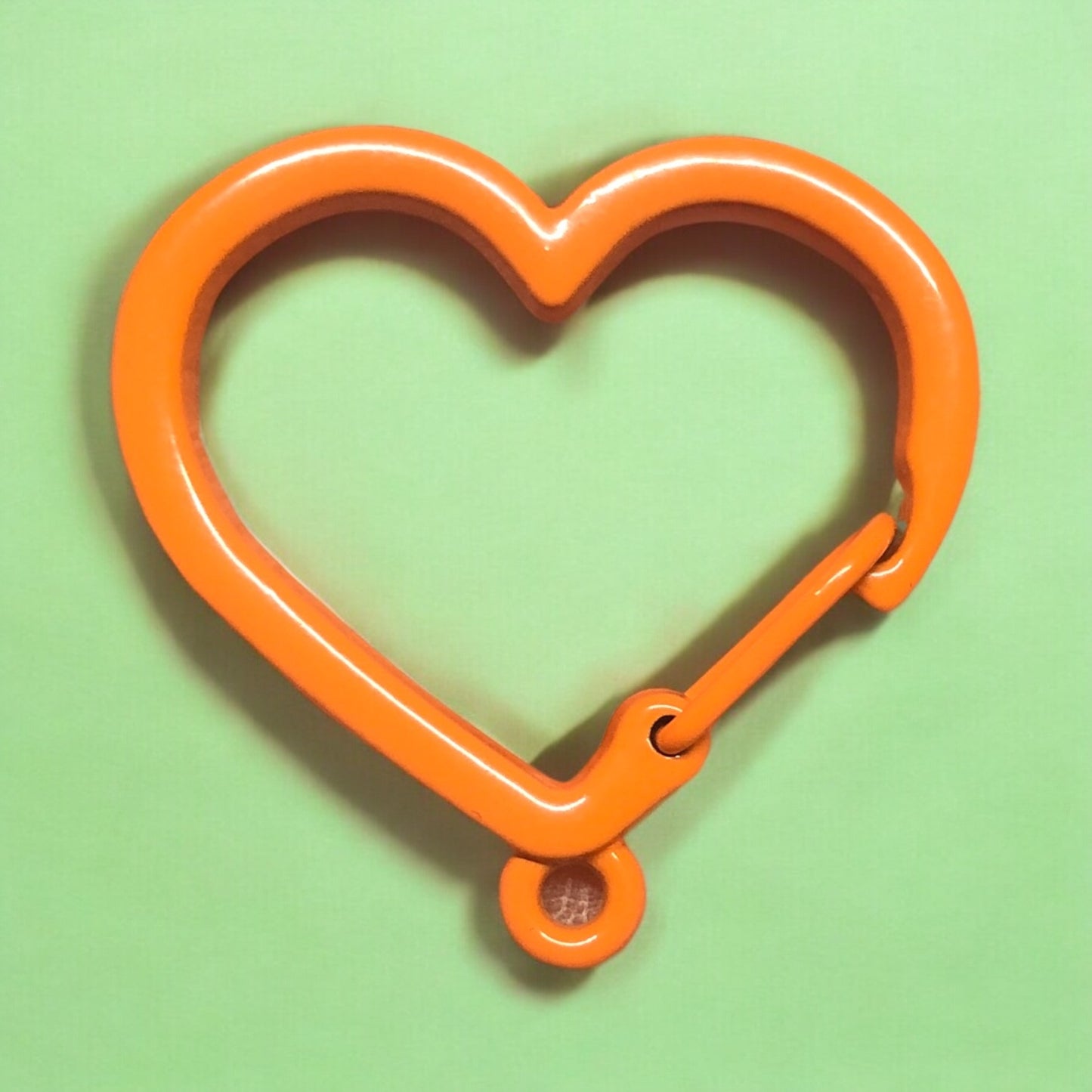 Mineli Kalp Anahtarlık Aparatı - Turuncu