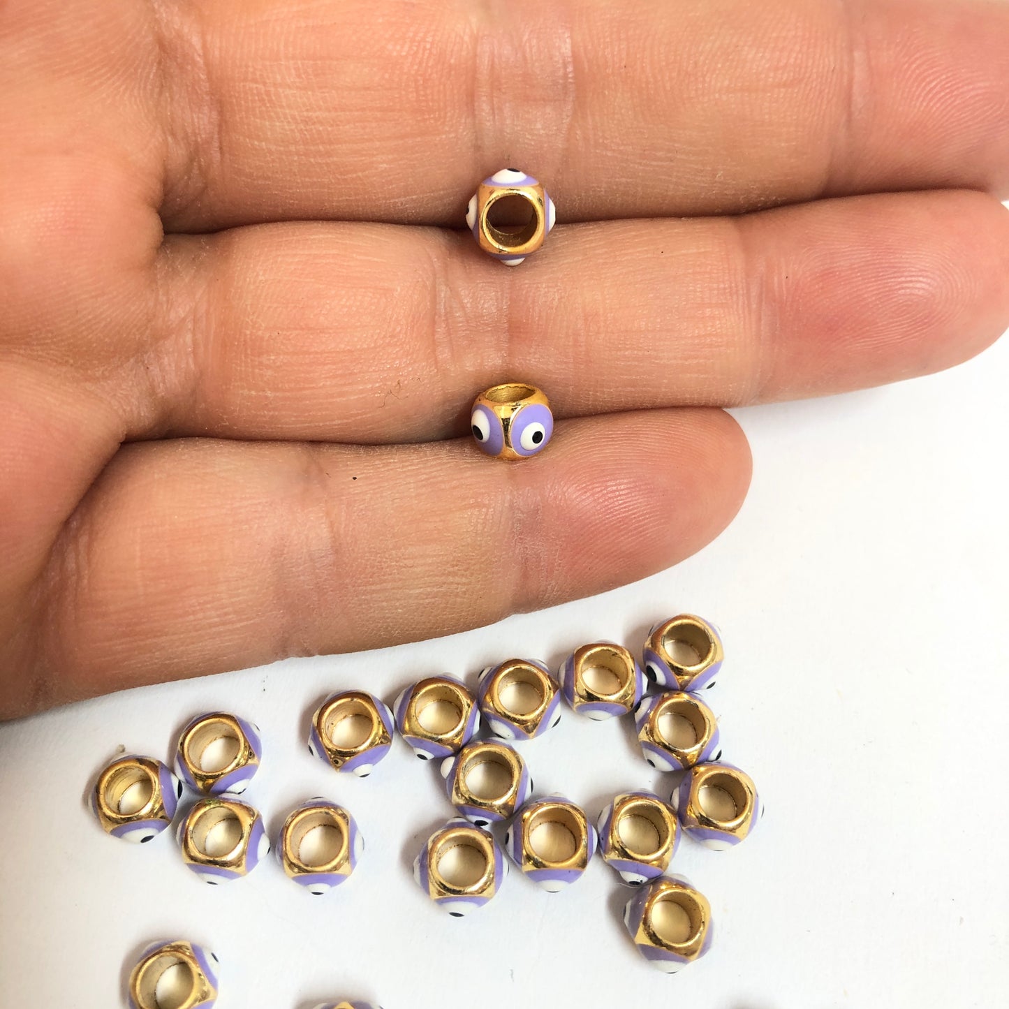 Goldenes Rondel-Zwischenwerkzeug 6x3mm