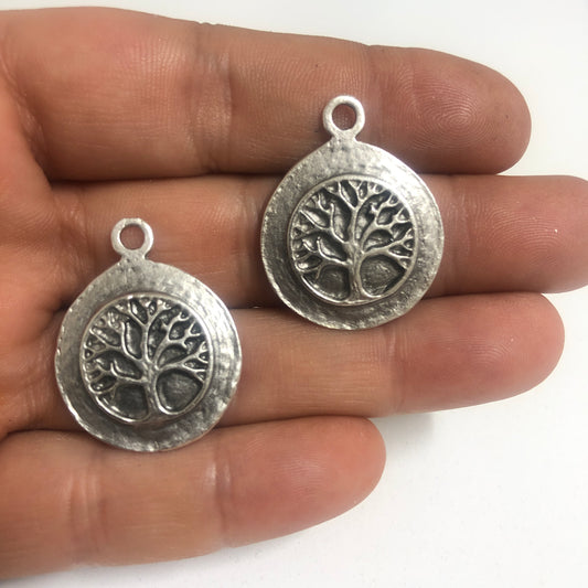 Antique Silver Plated Pendant -44